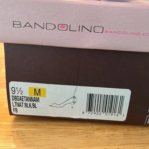 Bandolino Giraffe Print peep toe heels size 9 1/2 - Picture 5 of 5